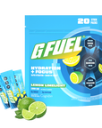 G FUEL - Hydration + Focus formula (Lemon Limelight) (20 pack)