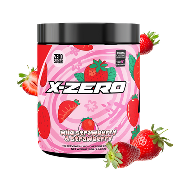 X-Zero Wild Strawberry & Strawberry (160g / 100 Servings)