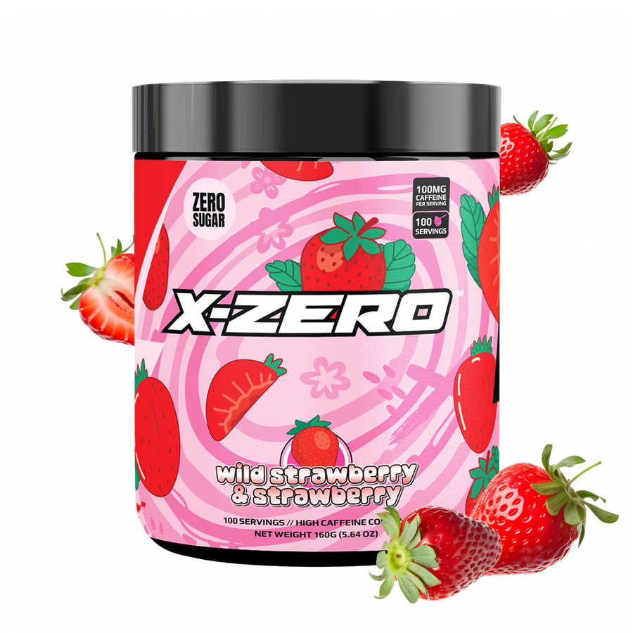 X-Zero Wild Strawberry & Strawberry (160g / 100 Servings)