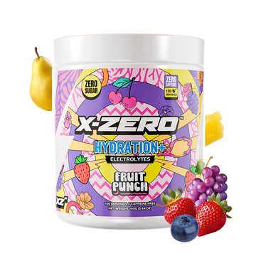 X-Zero Hydration Fruit Punch (160g / 100 Servings)