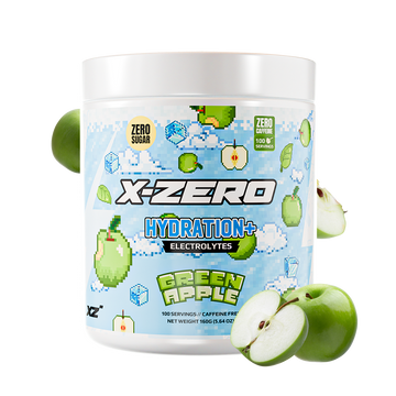 X-Zero Hydration Green Apple (160g / 100 Servings)