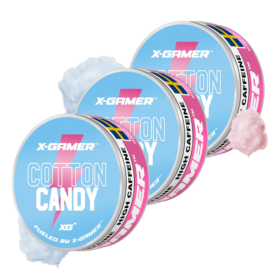 X-Gamer - Cotton Candy Energy Pouches (3x)