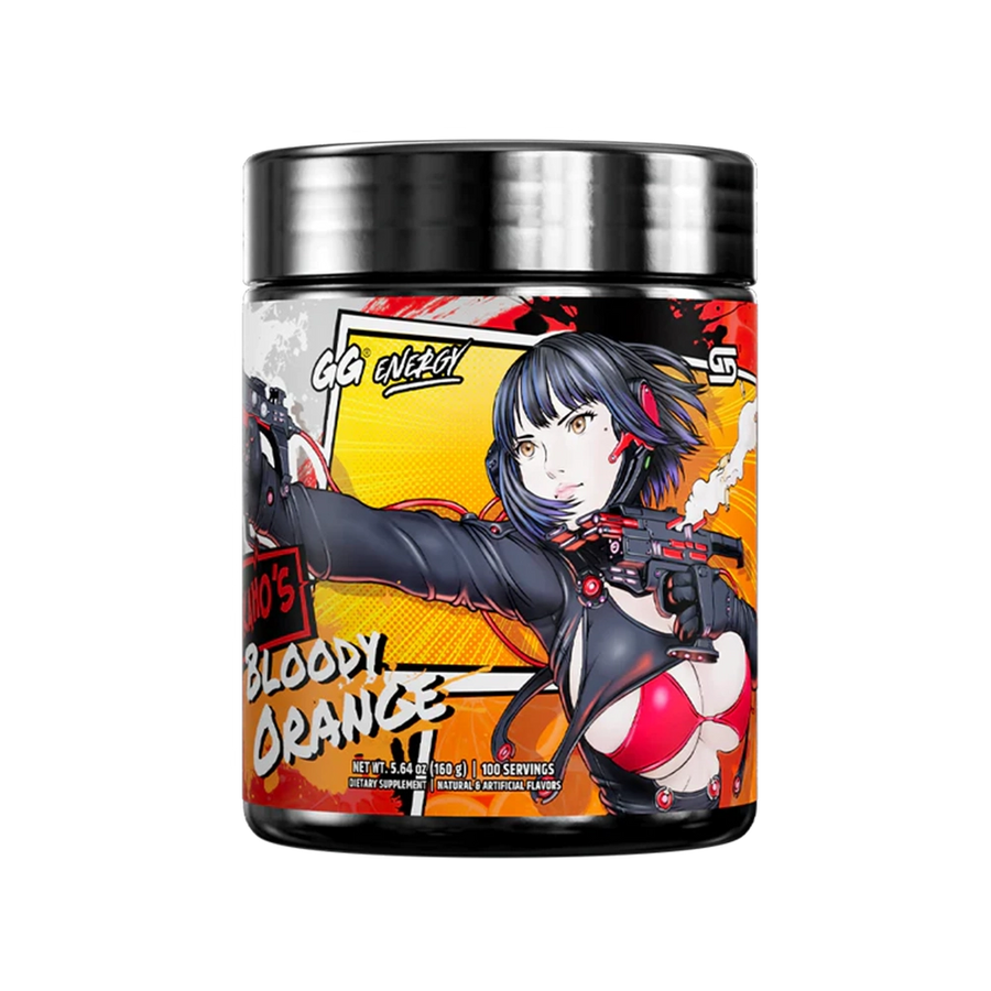 Gamersupps energy, Bloody Orange, tub,  product front