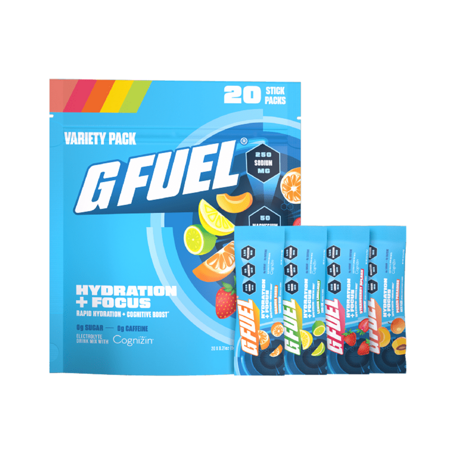 G FUEL - Hydration + Focus formula (Varity pack) (20 pack)