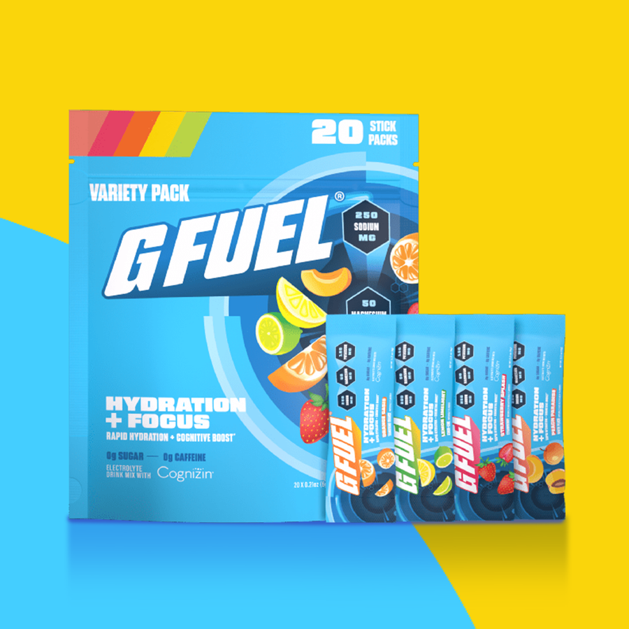 G FUEL - Hydration + Focus formula (Varity pack) (20 pack)