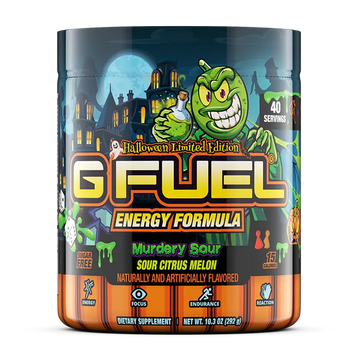 G FUEL energy, Murdery Sour, tub,  product front