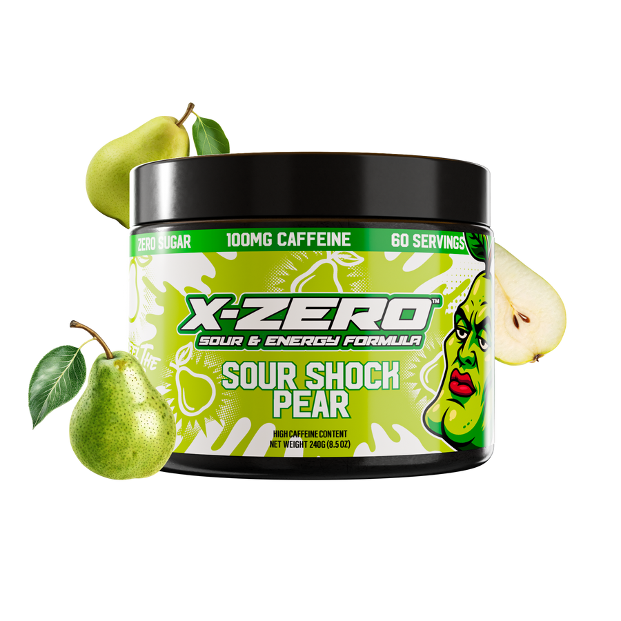 X-Zero Sour Shock Pear (240g / 60 Servings)