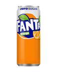 Fanta zero orange, Soda, front image