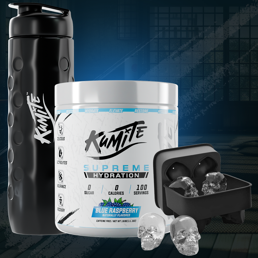 DEAL - Kumite Hydration Blue Raspberry + Free ice tray & Black Bottle