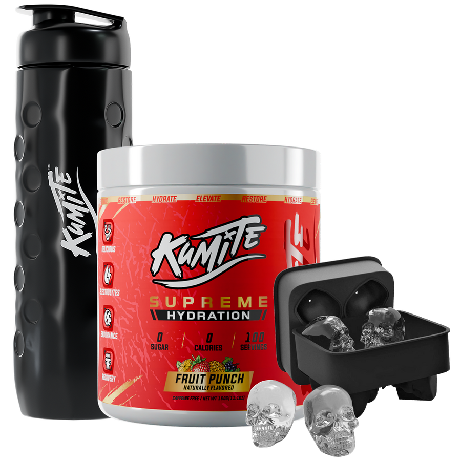 DEAL - Kumite Hydration Fruit Punch + Free ice tray & Black Bottle