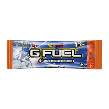 G FUEL Energy, sample pack, Dragonball Z, Kamehameha, 1 serving, product front