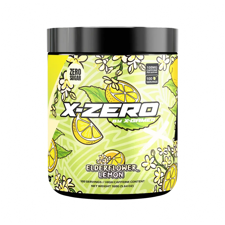 X-Zero Elderflower Lemon (160g/100 servings)