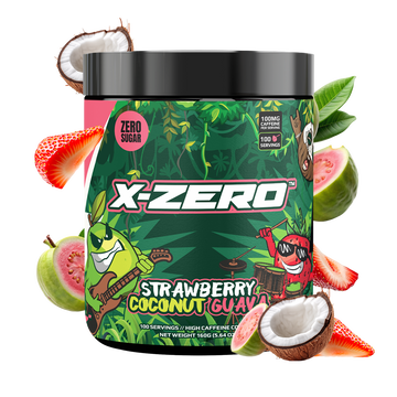 X-Zero Strawberry Coconut Guava (160g / 100 Servings)