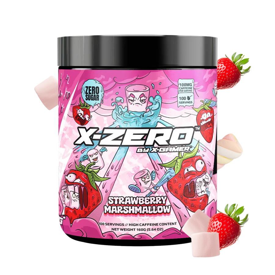 X-Zero Strawberry Marshmallow (160g/100 servings)