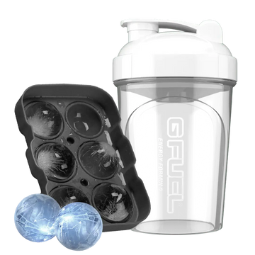 White boost bundle - 3D Icy balls x G FUEL Shaker