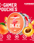 X-GAMER - PEACH ON ICE ENERGY POUCHES