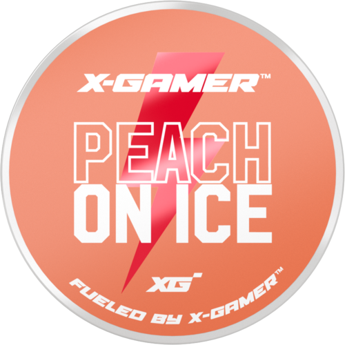 X-GAMER - PEACH ON ICE ENERGY POUCHES