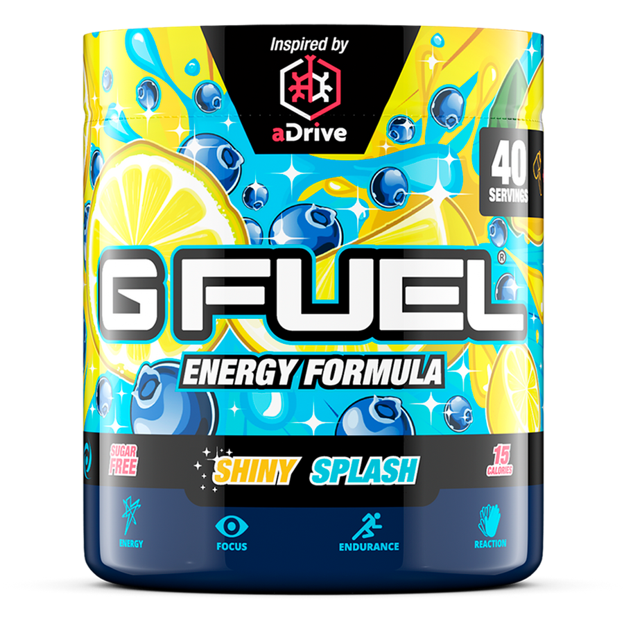 G FUEL Energy, Shiny splash, tub,  product front