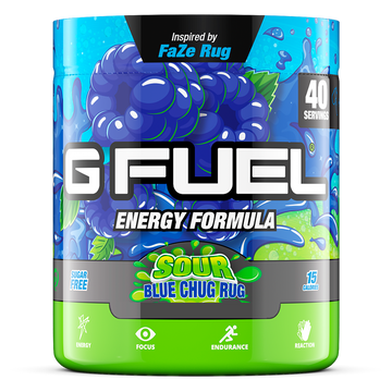 G FUEL Energy, Sour blue chug rug, tub,  product front