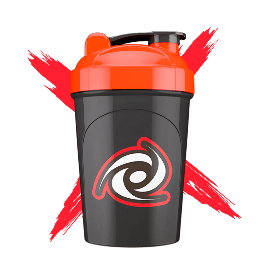 G FUEL shaker, 473 ml, The kickoff cup, product backside with some nice design in the background