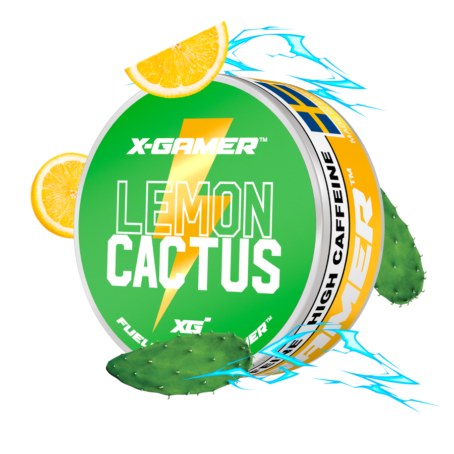 X-GAMER - LEMON CACTUS ENERGY POUCHES