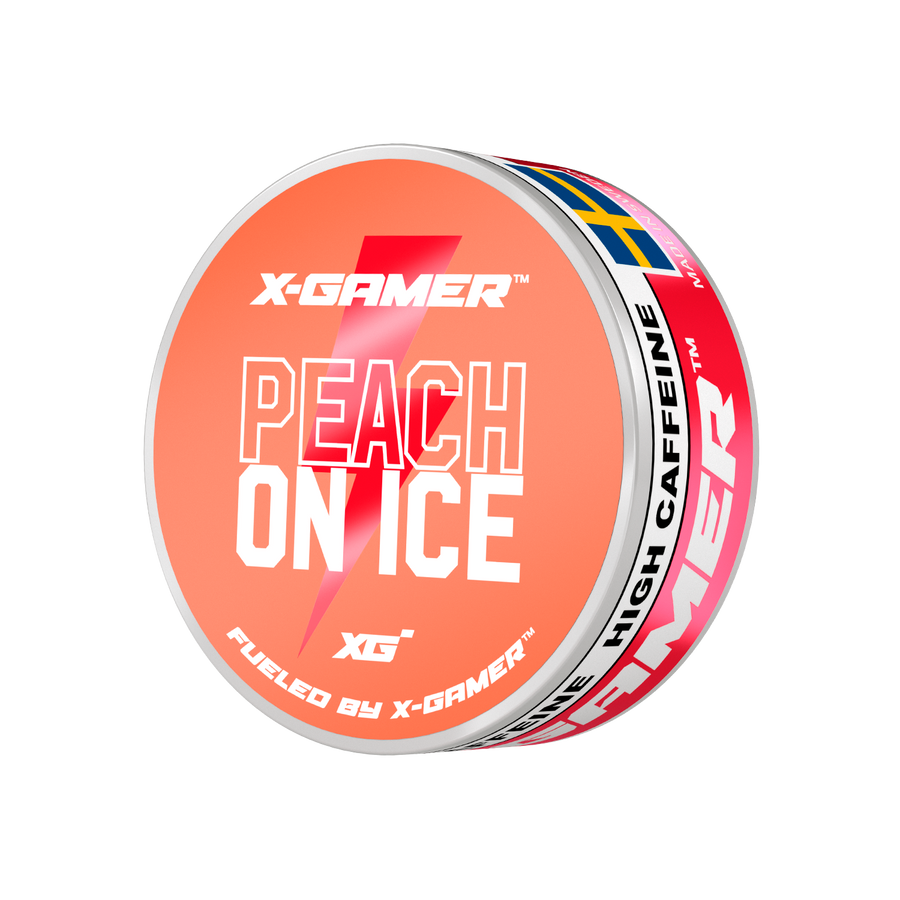 X-GAMER - PEACH ON ICE ENERGY POUCHES