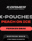 X-GAMER - PEACH ON ICE ENERGY POUCHES